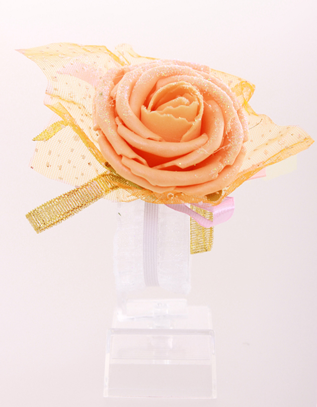 Blossom Bridesmaid Corsage in Orange